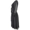 1980s Lanvin Black Silk Chiffon Pleated Dress With Bow Embellishment