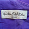 1980s Victor Edelstein Couture Purple Chiffon Dress