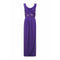1980s Victor Edelstein Couture Purple Chiffon Dress