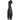 ARCHIVE - 1980s Yves Saint Laurent Black Asymmetric Dress With Flamenco Style Trim