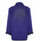 1980s Yves Saint Laurent Purple Felt Wool Black Trimmed Boyfriend Jacket
