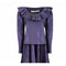 1980s Yves Saint Laurent Silk Taffeta Purple Skirt Set