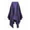 1980s Yves Saint Laurent Silk Taffeta Purple Skirt Set