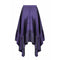 1980s Yves Saint Laurent Silk Taffeta Purple Skirt Set