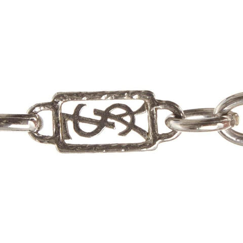 1980s Yves Saint Laurent Silver and Pearl Necklace