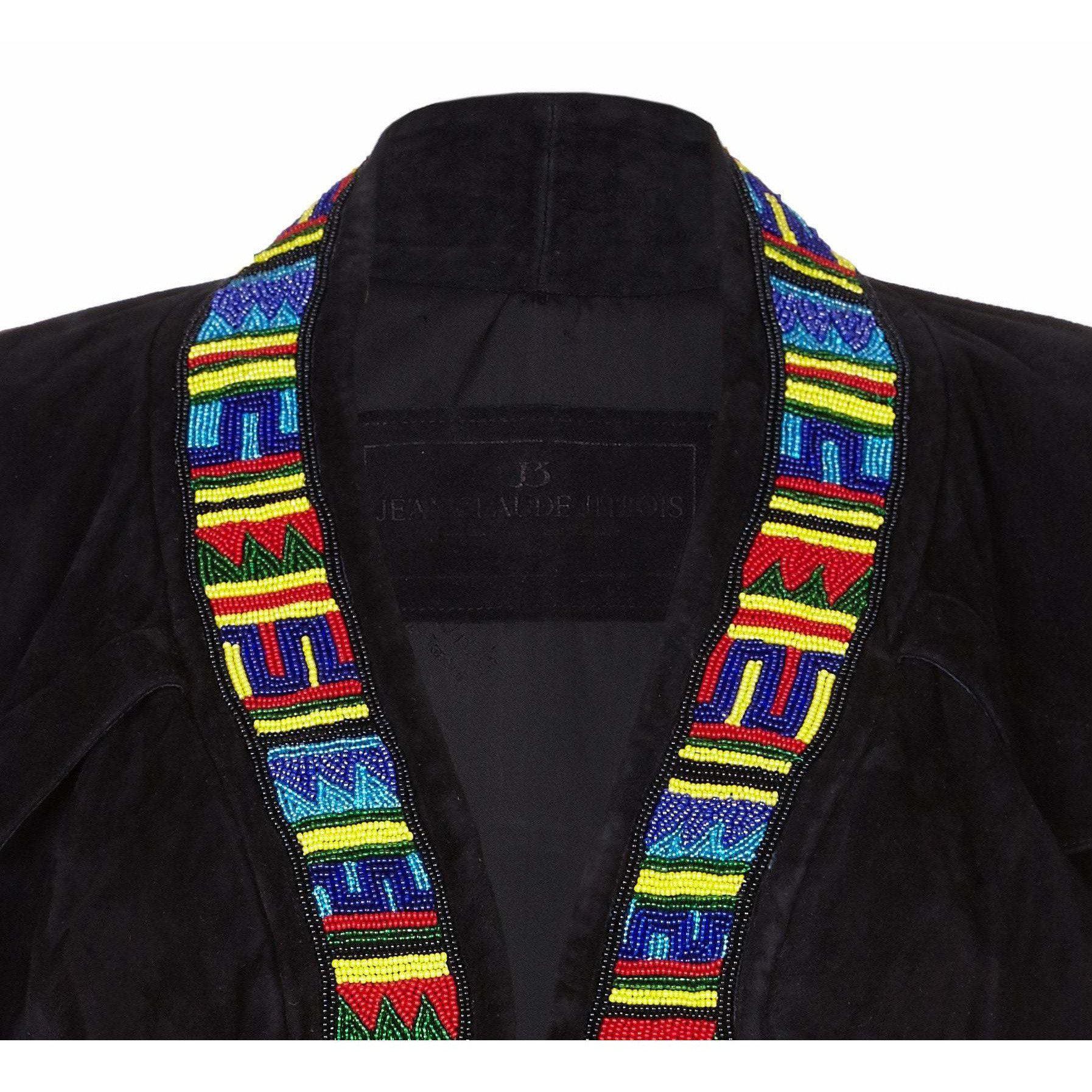 1980s/1990s Jean Claude Jitrois Black Suede Jacket