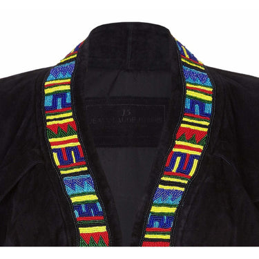 ARCHIVE - 1980s/1990s Jean Claude Jitrois Black Suede Jacket