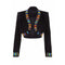 1980s/1990s Jean Claude Jitrois Black Suede Jacket