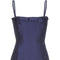 1980s/1990s Thierry Mugler Midnight Blue Couture Silk Dress
