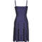 1980s/1990s Thierry Mugler Midnight Blue Couture Silk Dress