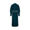 1980s Claude Montana Teal Green Wool Overcoat
