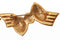 1980s Gold Diamante Bow Brooch Set of 2