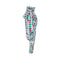 1980s Green and Pink Linen Harlequin Print Harem Trousers