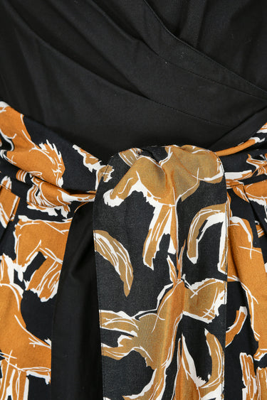 1980s Guy Laroche Novelty Horse Print Cotton Dress