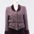 1980s Original Time Machine Collection Vivienne Westwood Harris Tweed Jacket-CIRCA VINTAGE LONDON