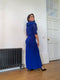 Royal Blue Bruce Oldfield Couture Dress-Dress-CIRCA VINTAGE LONDON