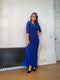 Royal Blue Bruce Oldfield Couture Dress-Dress-CIRCA VINTAGE LONDON
