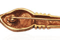 1980s Sonia Rykiel Novelty Gold Plated Brooch