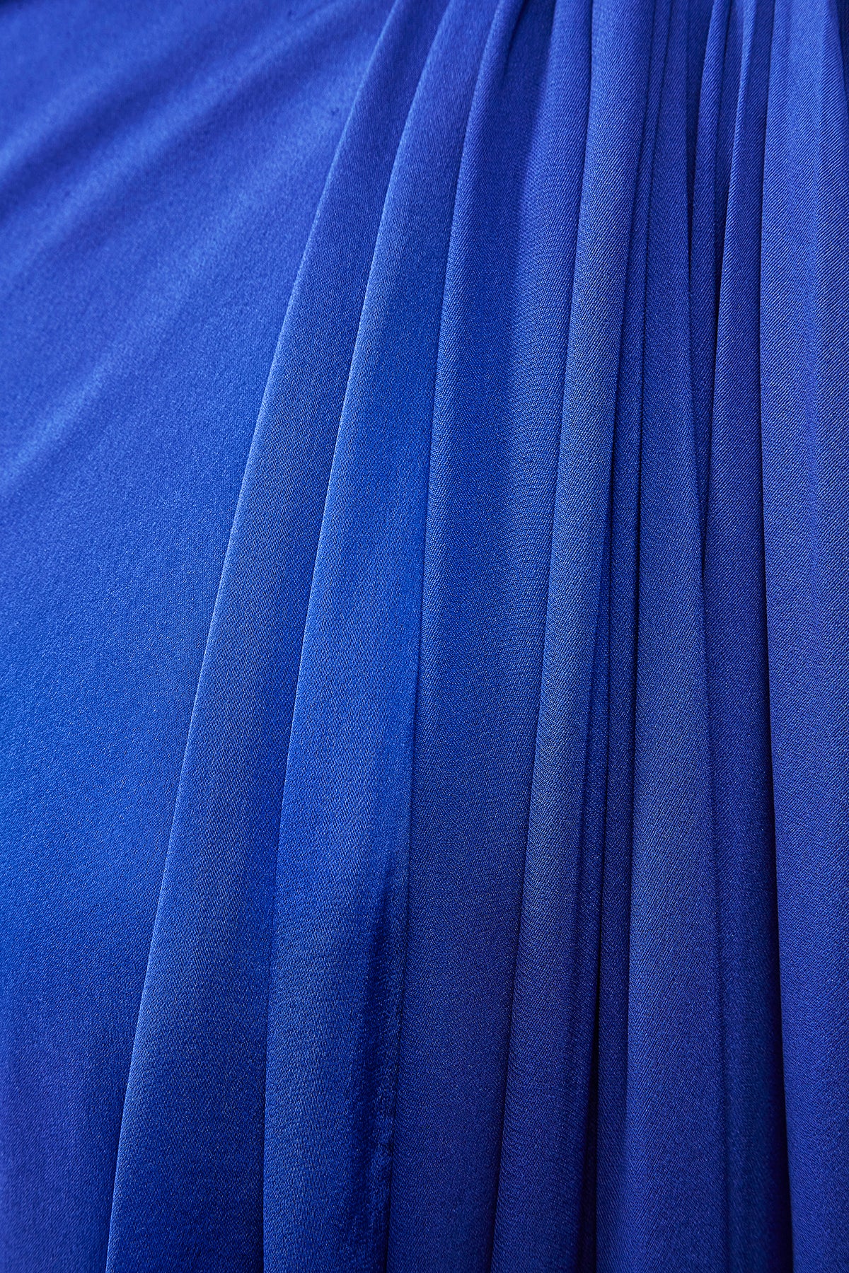 1980s Christian Dior Blue Silk Dress