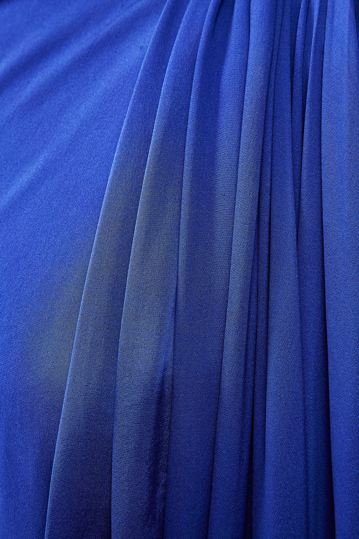 1980s Christian Dior Blue Silk Dress