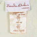 1980s Zandra Rhodes Pale Green Couture Silk Chiffon Dress Hat and Bag Set-CIRCA VINTAGE LONDON