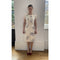 1984 Christian Dior Haute Couture Rose Print Dress Suit