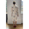 1984 Christian Dior Haute Couture Rose Print Dress Suit