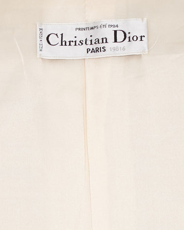 1984 Christian Dior Haute Couture Rose Print Dress Suit-CIRCA VINTAGE LONDON