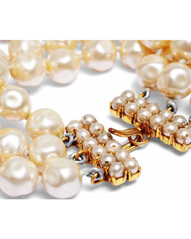 1989/1990 Chanel Documented Baroque Pearl Bracelet