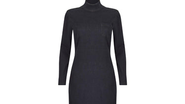 1990s Jean Paul Gaultier Jeans Stretch Denim Bodycon Dress