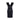 2000s Thierry Mugler Couture Navy Cotton Chevron Dress