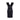 2000s Thierry Mugler Couture Navy Cotton Chevron Dress