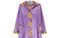 1990s Bespoke Purple Floral Embroidered Dress Jacket Suit