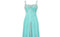 1990s Bespoke Turquoise Sequinned and Embroidered Dress