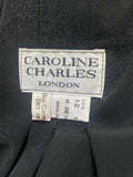 ARCHIVE - 1990s Caroline Charles Burnout Devore Velvet Silk Jacket