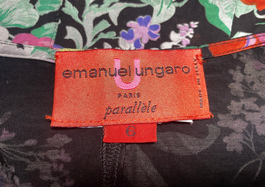 ARCHIVE - 1990s Emanuel Ungaro Floral Lycra Trouser Suit