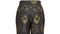 1990s Gianni Versace Couture Black and Gold Baroque Jeans