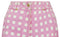 1993 Runway Gianni Versace Pink and White Gingham Shorts