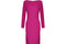 1990s Guy Laroche Couture Pink Silk Crepe Dress