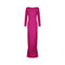 1990s Guy Laroche Couture Pink Silk Crepe Dress