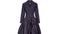1990s Jacques Azagury Purple Taffeta Victorian Inspired Dress
