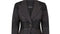 1998 Runway Jacques Fath Black Silk Lacework Jacket
