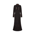 2000s John Galliano for Christian Dior Felt Wool Cutout Coat