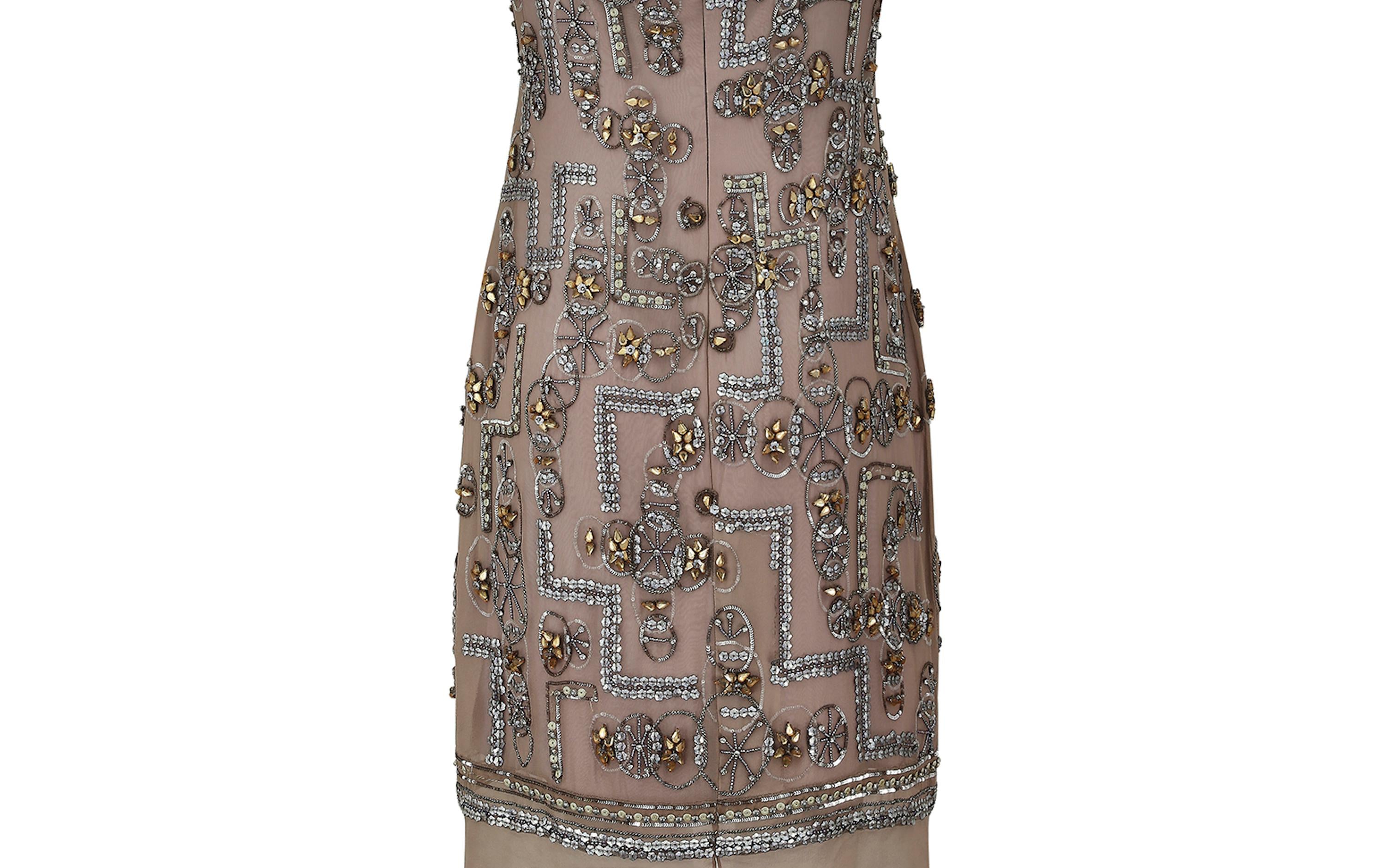 ARCHIVE - 1990s Lindka Cierach Couture Beaded Shift Dress CIRCA VINTAGE ARCHIVE - 1990s Lindka Cierach Couture Beaded Shift Dress CIRCA VINTAGE