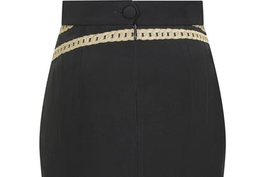 1990s Moschino Couture Novelty Belt Skirt