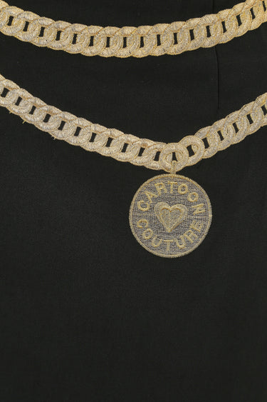 1990s Moschino Couture Novelty Belt Skirt