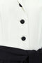 1990s Moschino Monochrome Sleeveless Shirt Dress