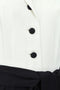 1990s Moschino Monochrome Sleeveless Shirt Dress