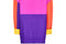 1990s Neon Multicoloured Silk Parka Jacket