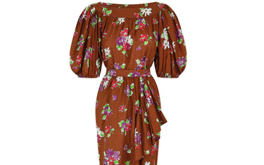ARCHIVE - 1984 Runway Documented Yves Saint Laurent Floral Skirt Suit